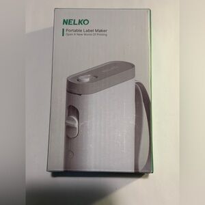 Nelko Black Portable Label Maker P21 Bluetooth Wireless